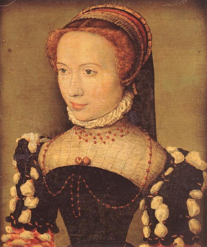 Portrait of Gabrielle de Roche-chouart Portrait of Gabrielle de Roche-chouart vbd, CORNEILLE DE LYON